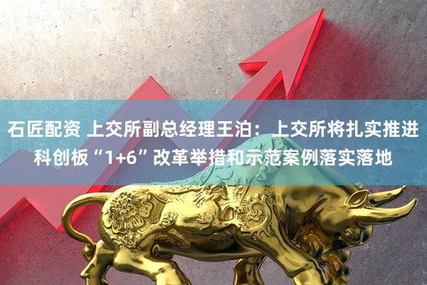 石匠配资 上交所副总经理王泊：上交所将扎实推进科创板“1+6”改革举措和示范案例落实落地